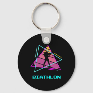 Porte-clés Retro Vintage Biathlon Biathlon 3