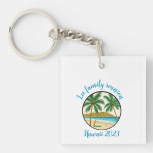 Porte-clés Réunion familiale Hawaii