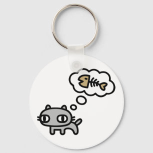 Porte-clés Rêver le chat