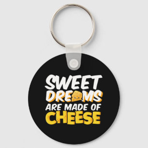 Porte-clés Rêves sucrés à base de fromage amusant fromage chè
