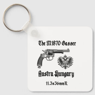 Porte-clés Revolver Gasser M1870 Autriche-Hongrie
