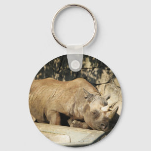 Porte-clés Rhino couché