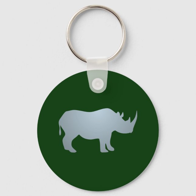 Porte-clés Rhino rhinoceros (Recto)
