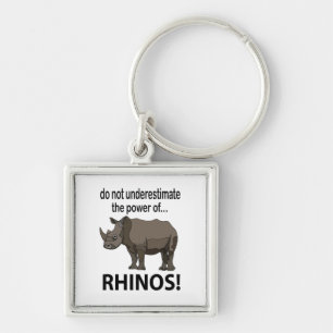 Porte-clés Rhinos Animal Drôle Rhinos