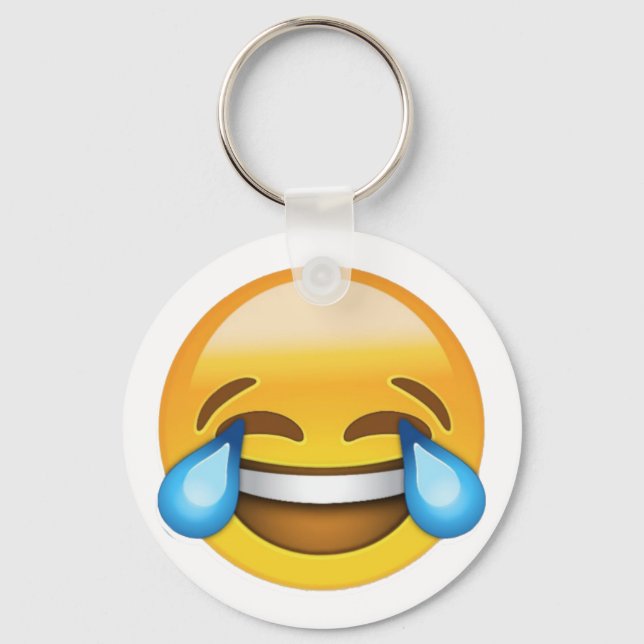 Porte-clés Rire haut Porte - clé Emoji (Recto)