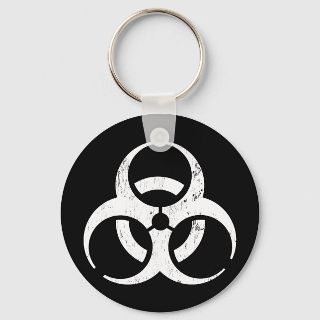 Porte-clés Risque biologique : Porte - clé de contamination z (Recto)