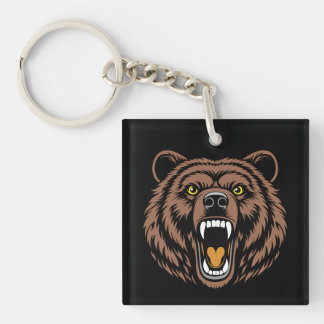 Porte-clés Roaring Bear Power Emblem