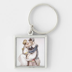 Porte-clés Robe de matin, plat de mode du Repo d'Ackermann