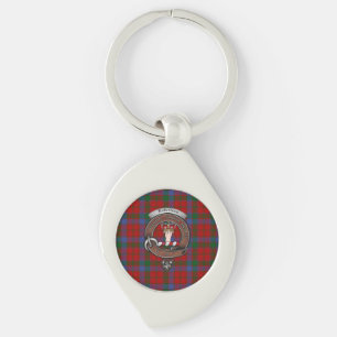 Porte-clés Robertson Clan Badge Argent Métal Clé Bague