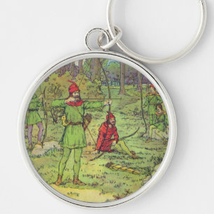 Porte-clés Robin des Bois dans la forêt