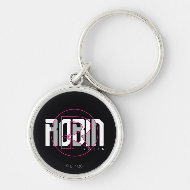 Porte-clés Robin Hi-Tech Nom Graphique (Devant)