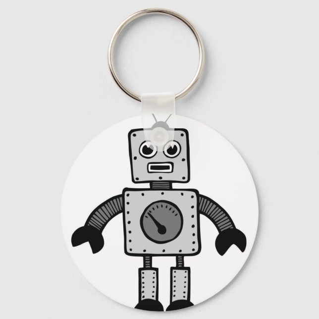 Porte-clés Robot pour enfants (Recto)