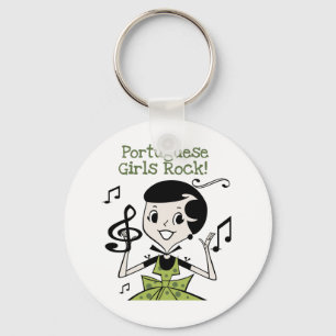 Porte-clés Roche portugaise de filles