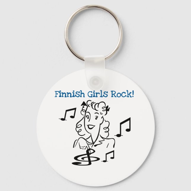 Porte-clés Rock finlandais filles (Recto)