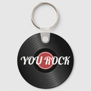 Porte-clés Rock N Roll Classic Vinyl Record