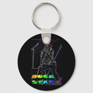 Porte-clés Rock Star