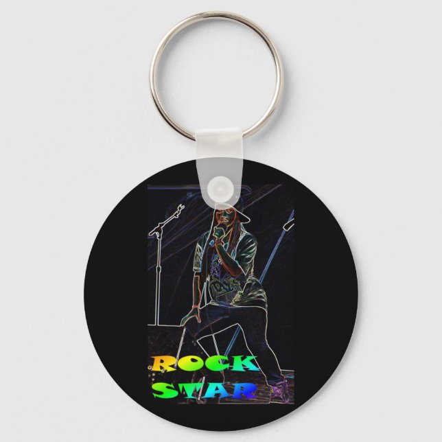 Porte-clés Rock Star (Recto)