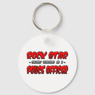 Porte-clés Rock Star...Officier de police