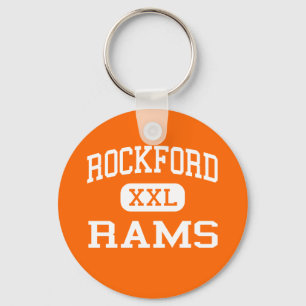 Porte-clés Rockford - Rams - Lycée - Rockford Michigan
