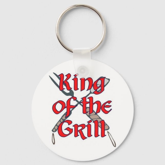 Porte-clés Roi du Grill (Recto)
