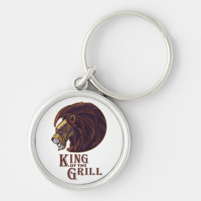 Porte-clés Roi du Grill (Devant)
