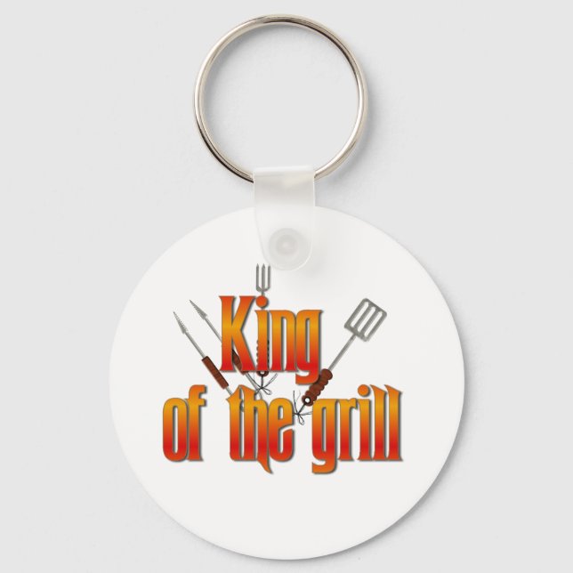 Porte-clés Roi du Grill (Recto)