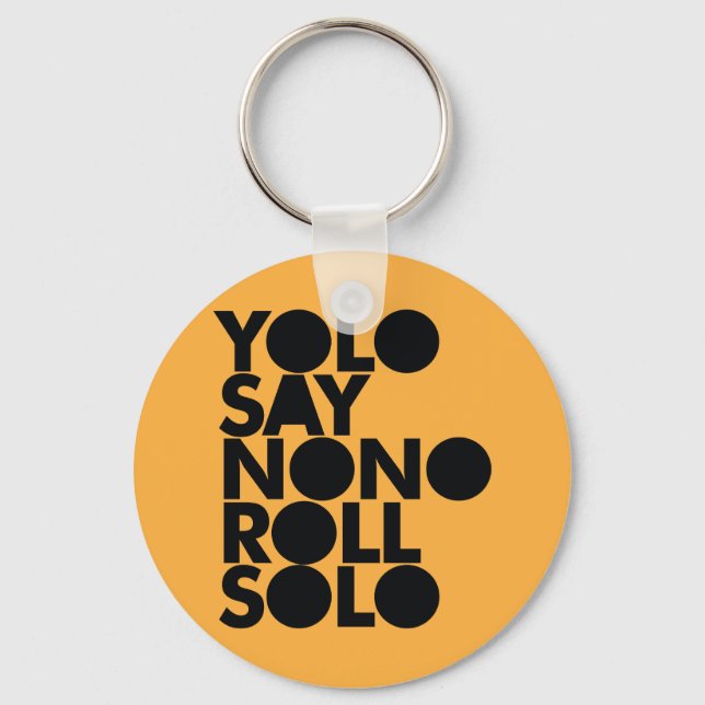 Porte-clés Roll YOLO Solo rempli (Recto)