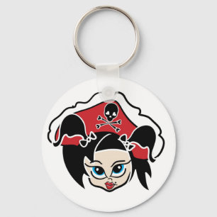 Porte-clés Roller derby pirate porte - clé