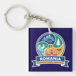 Porte-clés Romania Carpathians Danube Transylvania