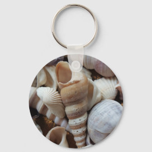 Porte-clés Romantique Tropical Exotic Sea Shells Plage Amour