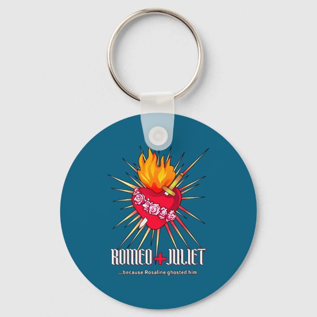 Porte-clés Romeo And Juliet Sacred Heart, Ghosted By Rosaline (Recto)