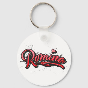 Porte-clés Romina red Heart