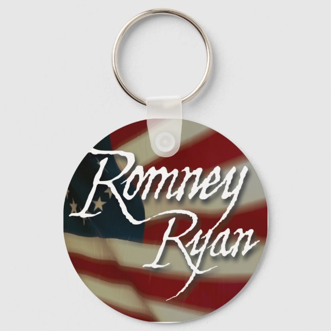 Porte-clés Romney Ryan, pas d'excuses (Recto)