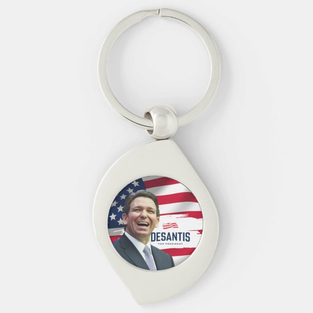 Porte-clés Ron Desantis à la présidence 2024 (Devant)
