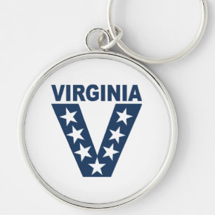 Porte-clés rond Premium VIRGINIA VICTOIRE