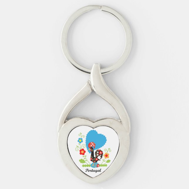 Porte-clés Rooster portugais (Devant)