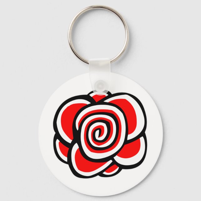 Porte-clés Rose (Recto)