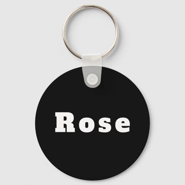 Porte-clés Rose (Recto)