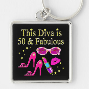 PORTE-CLÉS ROSE CE DIVA EST 50 & FABULOUS DESIGN