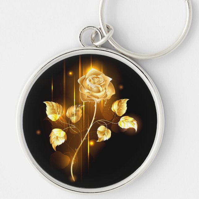 Porte-clés Rose d'or ( rose d'or ) (Devant)
