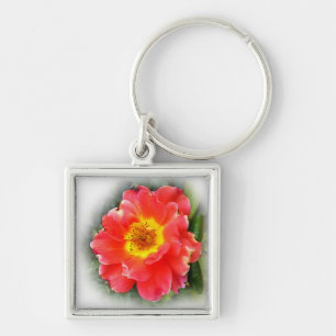 Porte-clés Rose en automne