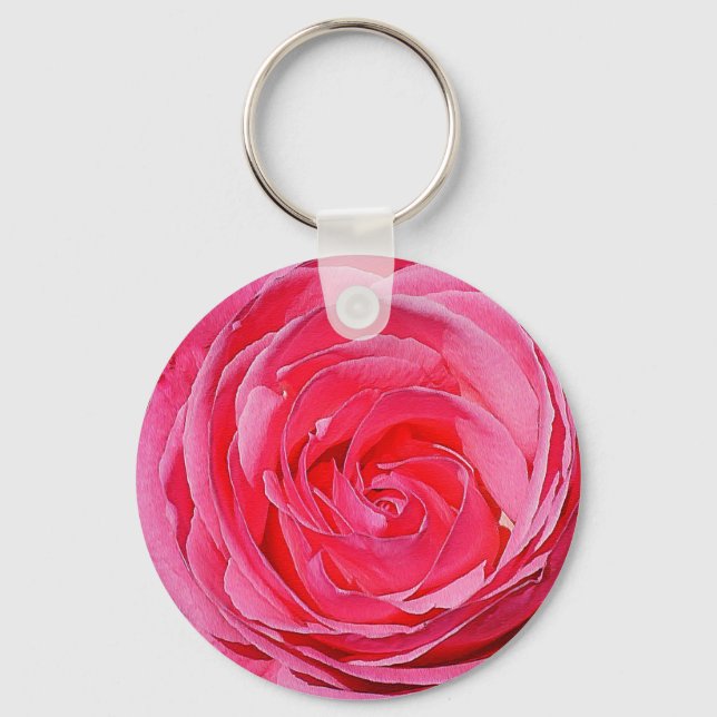 Porte-clés Rose Escalade rose (Recto)
