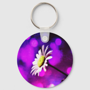 Porte-clés Rose N Améthyst Daisy