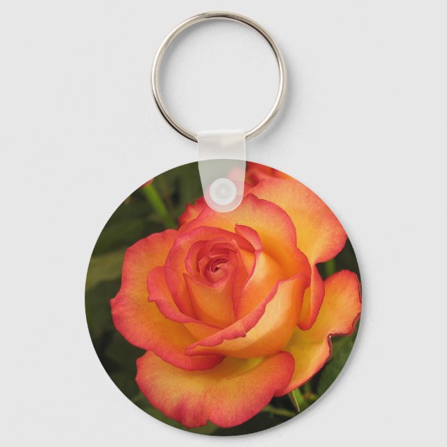 Porte-clés Rose orange (Recto)