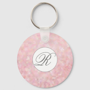 Porte-clés Rose personnalisée