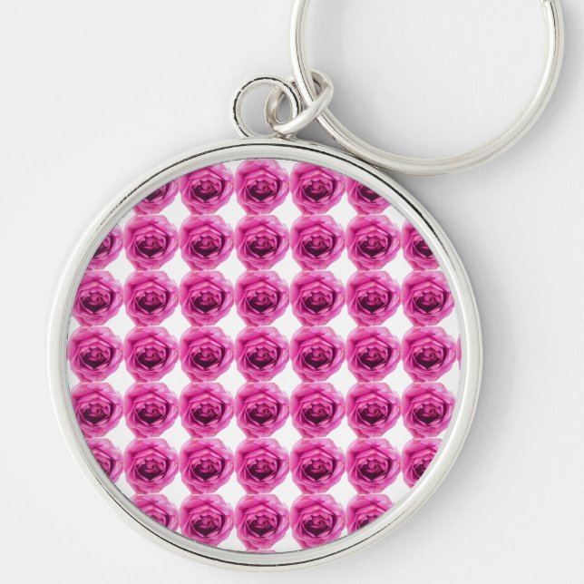 Porte-clés Rose rose (Devant)