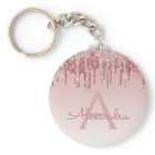 Rose Rose Parties scintillant Or & Monogramme étin