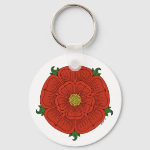 Porte-clés Rose rouge de Lancaster