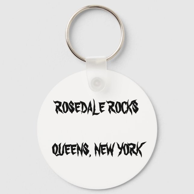 PORTE-CLÉS ROSEDALE ROCKS QUEENS, NEW YORK KEYRING (Recto)