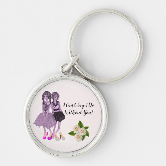 Porte-clés Roses Blancs mignonnes Bracelet (Devant)